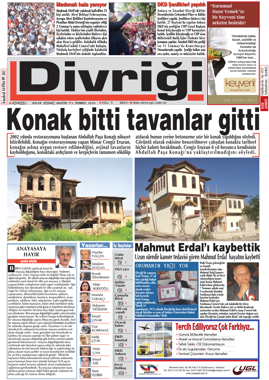 divrigi gazetesi 47. sayi