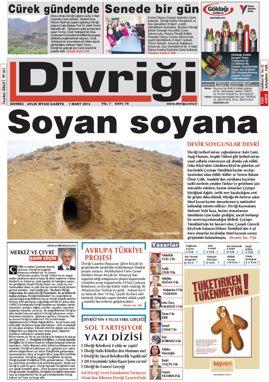 79 sayi divrigi gaz.