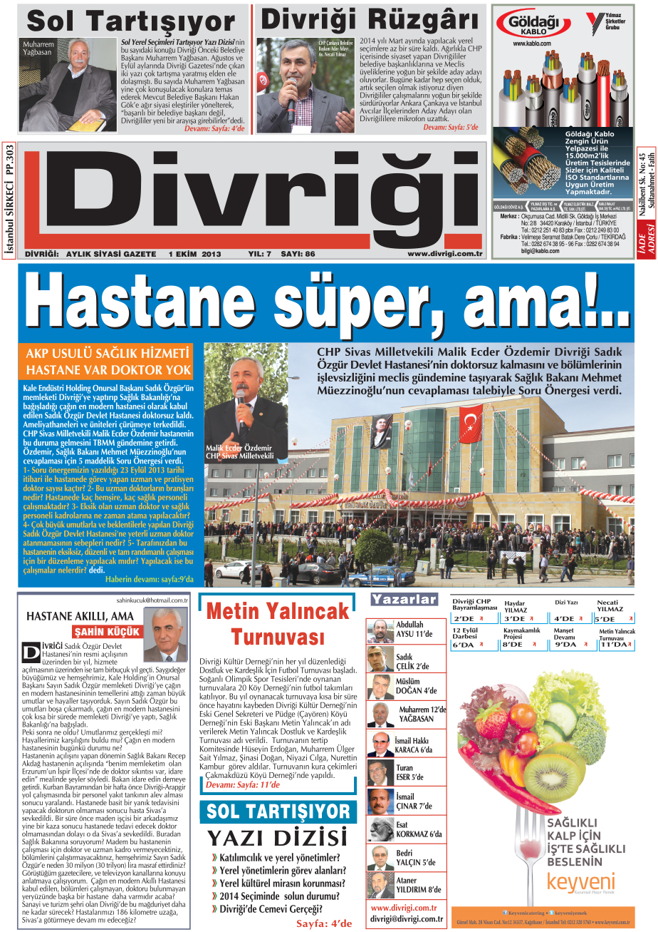 divrigi gazetesi 86.sayi