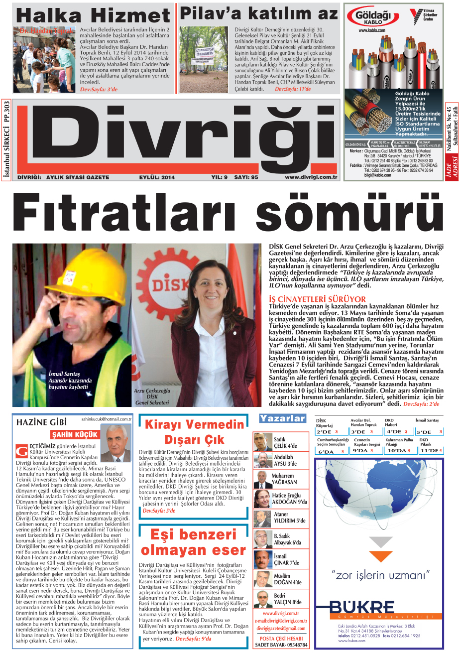 Divrigi gazetesi 95. sayi CMYK
